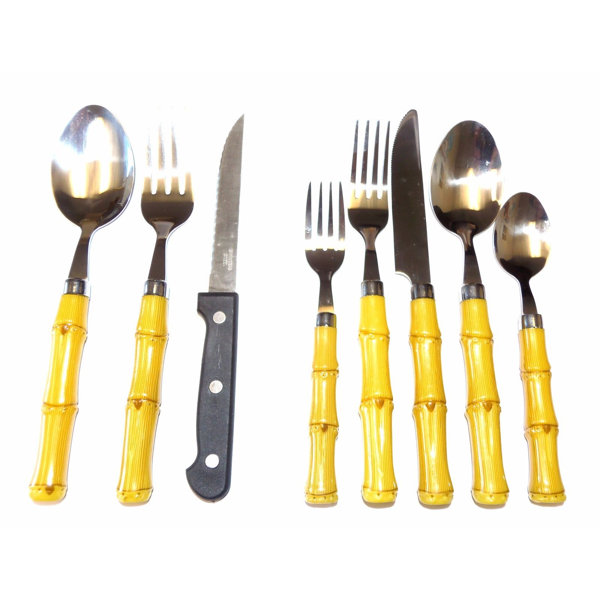 Bay Isle Home™ Stainless Steel Flatware Set Service for 4 Wayfair